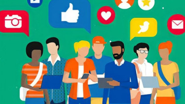 Milenial dan gen Z aktif di media sosial.