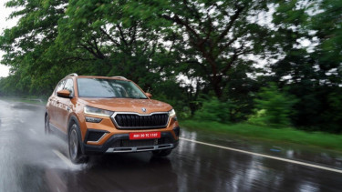 Ilustrasi gambar mobil Skoda Kushag terbaru