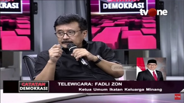 Pegiat Media Sosial Rudi S Kamri berdebat panas dengan Fadli Zon