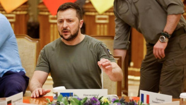 Presiden Ukraina Volodymyr Zelensky.