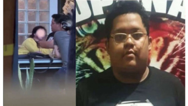 Viral pria pukul pacarnya
