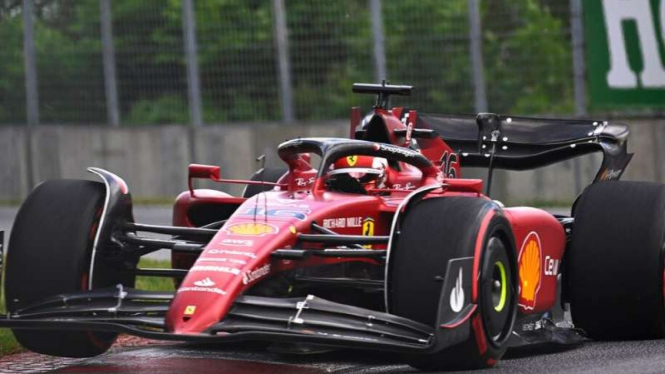 Pembalap Ferrari, Charles Leclerc.