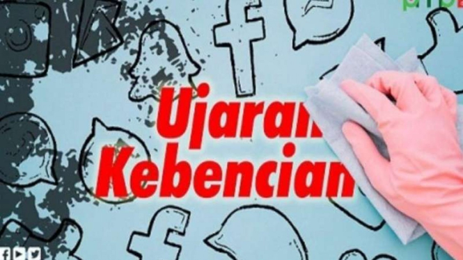 Ilustrasi hindarkan ujaran kebencian di media sosial