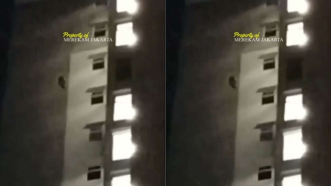 Viral diduga kuyang terbang di wilayah apartemen