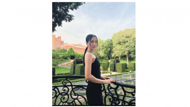 Jisoo Blackpink dalam acara Gala Cartier