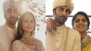 Ranbir Kapoor, Alia Bhatt dan Neetu Kapoor.