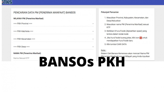 Bagian Depan Pengecekan BANSOS