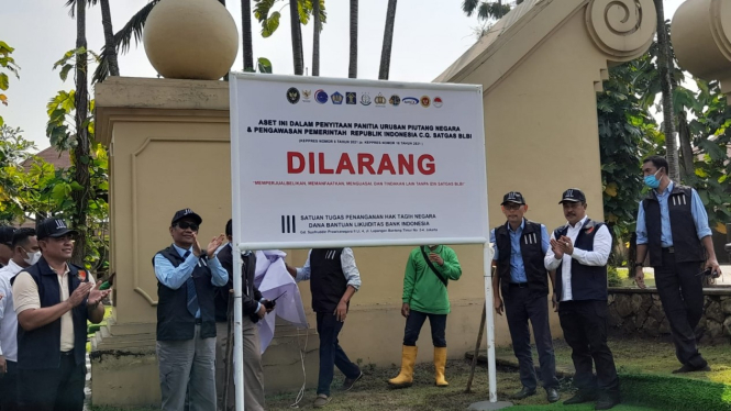Satgas BLBI sita lapangan golf dan 2 hotel di Bogor.
