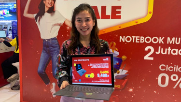 Diskon laptop di Indocomtech 2022.