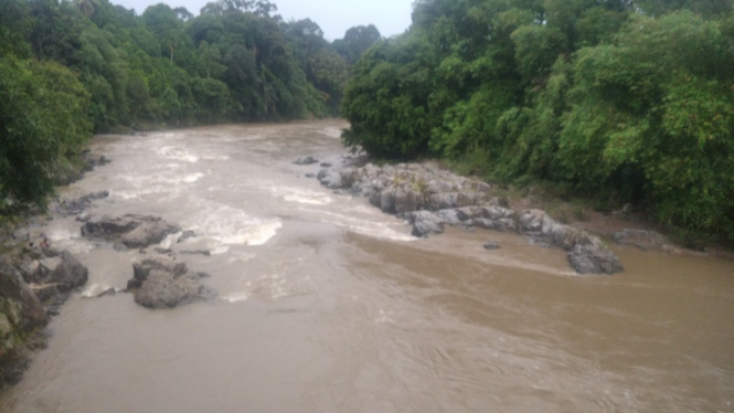 Wisata arung jeram geopark Jambi