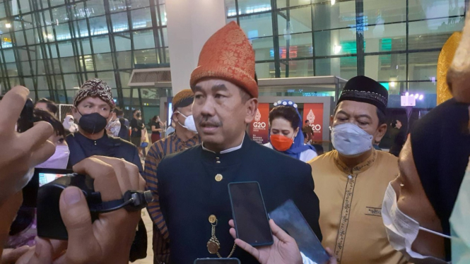 Direktur Utama PT Angkasa Pura II, Muhammad Awaluddin di Bandara Soetta.