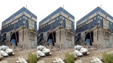 Viral Warga Bangun Masjid Mirip Kakbah