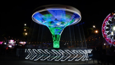 Taman Lampion di Jakarta Fair 2022.
