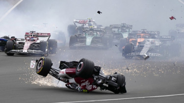 Pembalap Alfa Romeo, Zhou Guanyu di F1 GP Inggris