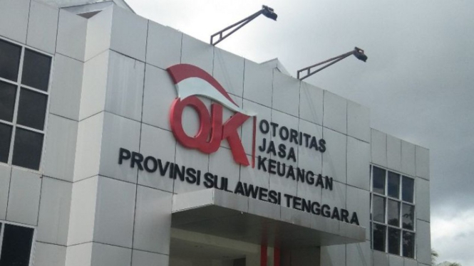 Kantor Otoritas Jasa Keuangan (Foto ilustrasi).