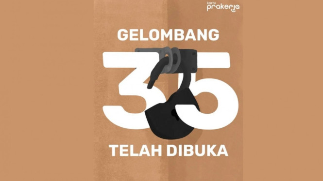 Pendaftaran kartu prakerja gelombang 35 telah dibuka