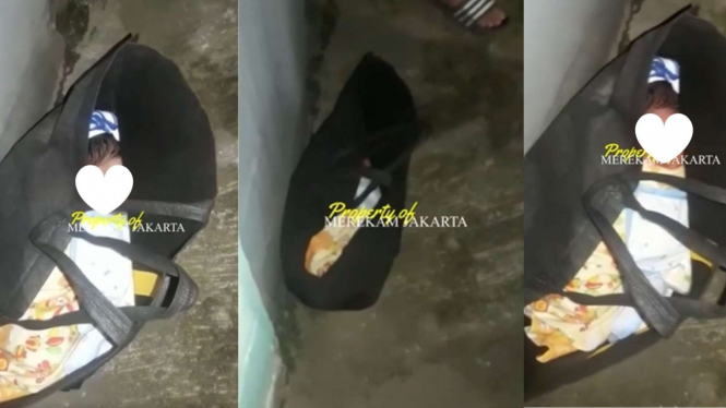 Viral penemun bayi dalam tas hitam