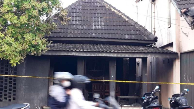 Ruko rusak karena kericuhan di Babarsari