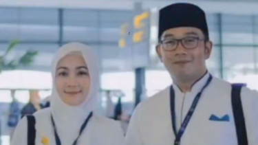 Ridwan Kamil dan istri menunaikan Ibadah haji