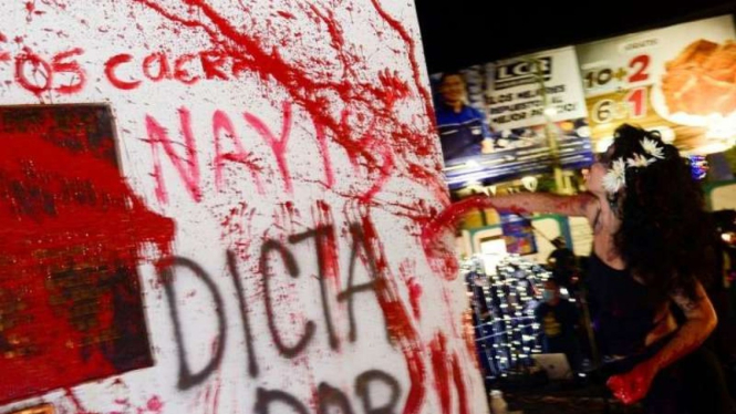 Aksi Hari Internasional Penghapusan Kekerasan atas Perempuan di El Salvador