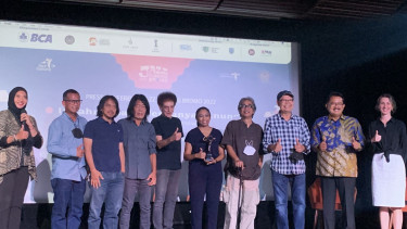 Konferensi pers Jazz Gunung Bromo 2022.