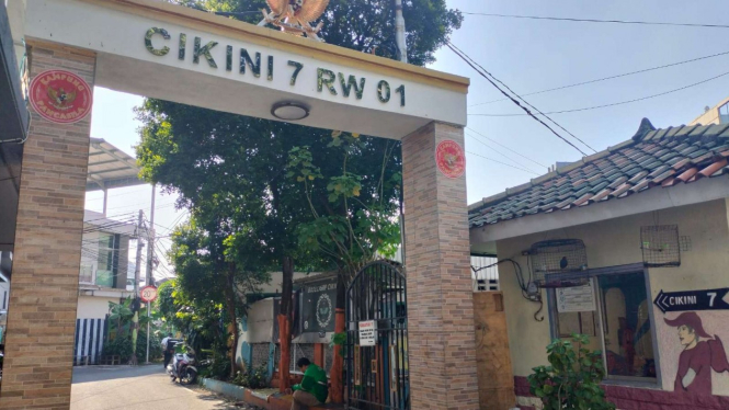 Jalan Cikini VII yang diubah menjadi Jalan Tino Sidin.