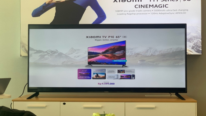 Xiaomi TV P1E 65 inchi.