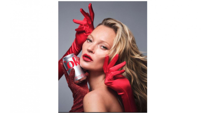 Kate Moss, dalam Diet Coke