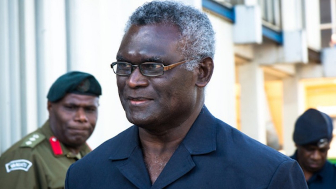 Perdana Menteri Kepulauan Solomon, Manasseh Sogavare.