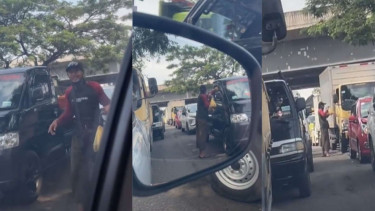 Viral pedagang tahu sangat senang dagangannya diborong