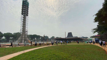 Revitalisasi TMII Tugu Api dan Sasono Utomo.