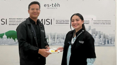 Peresmian Nagita Slavina jadi CEO Esteh Indonesia