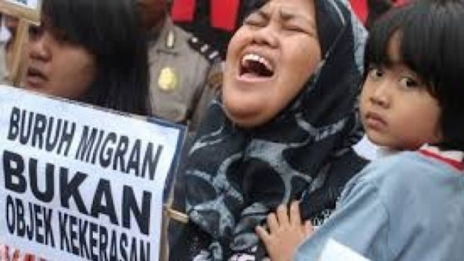 Ilustrasi Buruh Migran .
