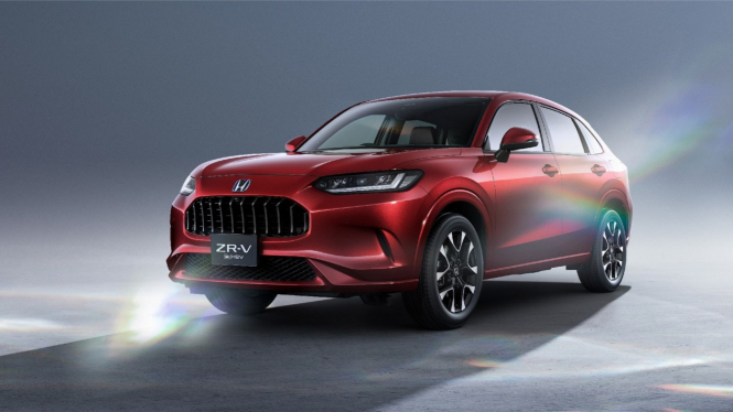 Ilustrasi gambar mobil Honda ZR-V terbaru 