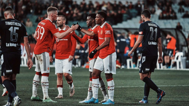Hasil pertandingan uji coba Melbourne Victory vs Manchester United