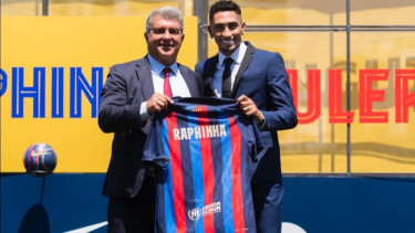 Pemain anyar Barcelona, Raphinha. 