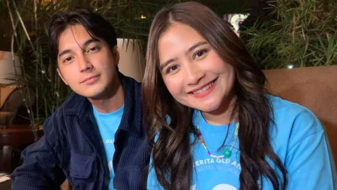 Prilly Latuconsina dan Junior Roberts