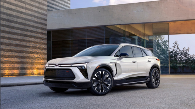 ilustrasi gambar mobil listrik Chevrolet Blazer EV