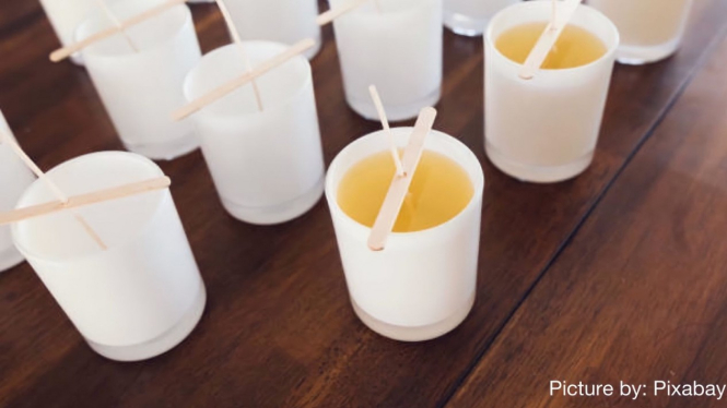 Minyak Jelantah Dapat Di Jadikan Lilin Aromaterapi