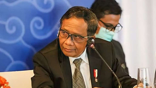 Menteri Koordinator Bidang Politik, Hukum, dan Keamanan Mahfud MD.