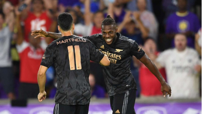 Hasil Pertandingan Orlando City vs Arsenal, Gabriel Martinelli Cetak Gol