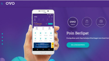 Dompet digital OVO.