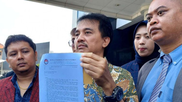 Mantan politikus Partai Demokrat Roy Suryo mendatangi kantor LPSK di Jakarta, Ka