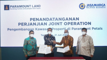 Paramount Land gandeng Jasamarga kembangkan kawasan properti.