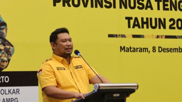 Ketua Umum Pimpinan Pusat Angkatan Muda Partai Golkar (PP AMPG) Ilham Permana