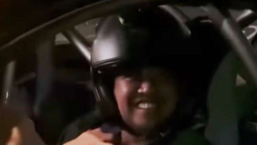 Wali Kota Medan, Muhammad Bobby Afif Nasution melakukan drifting