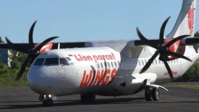 Ilustrasi Pesawat Wings Air yang layani rute Kupang-Ruteng.