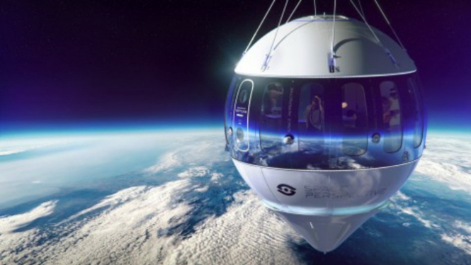 Balon luar angkasa Spaceship Neptunus.