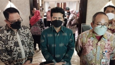  Wagub Jatim Emil Elistianto Dardak menghadiri peluncuran aplikasi Sinta Gelis.