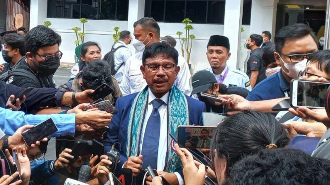 Menkominfo Johnny G Plate.